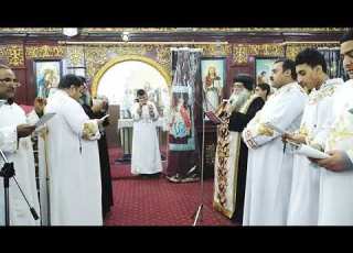 يا جمال التمجيد والابتهاج تمجيد الشهيده دميانه بكنيسه الشهيده دميانه بفاو قبلي بحضور الانبا تكلا