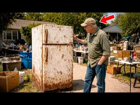 Он купил ржавый холодильник на барахолке но то что было спрятано внутри потрясло всех вокруг