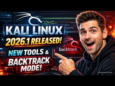 تم إصدار كالي لينكس 2026 1 أدوات جديدة ووضع BackTrack