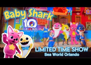 ALL NEW Baby Shark Pinkfong Live Show At SeaWorld Orlando Babyshark Seaworld
