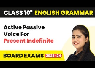  Active Passive Voice Present Indefinite Tense Active Passive Voice Class 10 English Grammar 20