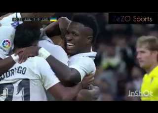 ملخص مباراة ريال مدريد وقادش 1 2 أهداف الريال وقادش اليوم