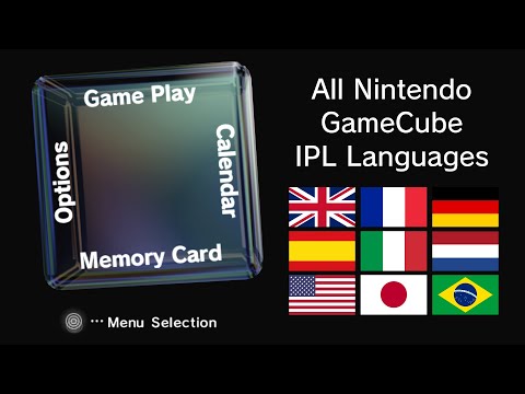 Nintendo GameCube Menu IPL All Languages Update