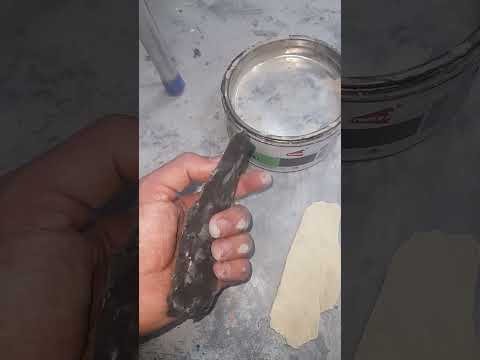 شكل علبة معجون الاكصدام كروماكس Cromax Plastic Putty طرق دهان السيارات