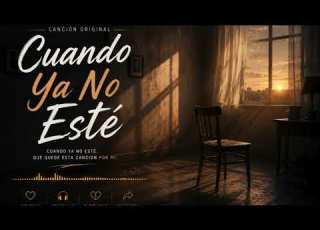  Cuando Ya No Esté Bolero Romántico Inédito Canción Triste De Amor Y Despedida