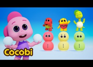 I Turned Into A Rainbow Snowman Learn Colors More Fun Videos For Kids Cocobi