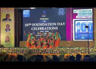  Folk Dance Performance At Osmania University Foundation Day