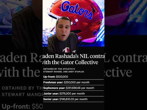 Jaden Rashada NIL Deal Was Insane Floridagators Jaden Rashada NIL Deal Was Insane Floridagators