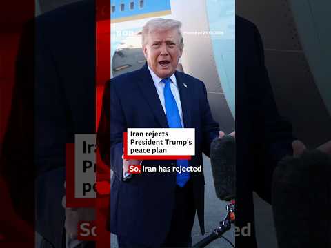 Iran Rejects President Trump S Peace Plan Iran US BBCNews
