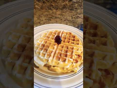 Homemade Waffles Breakfast Foodie Vlog Shorts