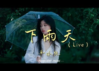  下雨天 Live 单依纯 雨要多大 天要多黑 才能够有你的体贴 动态歌词 流行歌曲