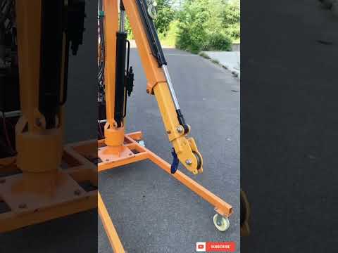 Compact Electric Hydraulic Crane For Small Mounted Applications