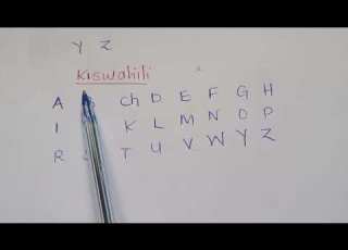 Kiswahili Alphabet Learning Kiswahili For Beginners