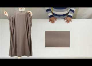  طريقة تفصيل وخياطة عباية واسعة على شكل فراشة موديل جديد للمحجبات Dress Cutting And Stitching Abaya