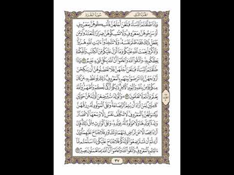 الوجه 37 من القرآن مكرر ١٠ مرات مع الآيات لتسهيل الحفظ سورة البقرة الشيخ خليفة الطنيجي