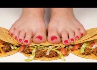  FEET ASMR Satisfying Feet Crushing Food Video Compilation No Music No Talking No Voiceover