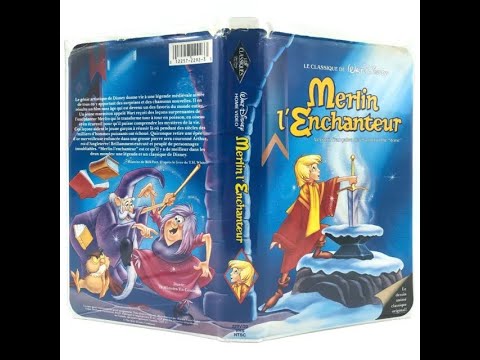 Opening Closing To The Sword In The Stone 1989 VHS French Canadian Copy