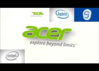 Acer Logo Sparta Unextended Remix Ft Intel Logo And Microsoft Edge Logo