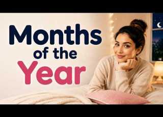  Months Of The Year In English Learn English Vocabulary For Beginners Easy English Lesson