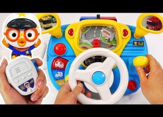  Pororo Police Car Toy Play Drive Catch The Bad Guy PinkyPopTOY