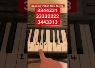  How To Play Dancing Polish Cow Meme Song Shorts
