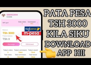 TENGENEZA PESA TSH 5 000 KILA SIKU TOA KWA MITANDAO YA SIMU Airtel Tigo Vodacom Patapesa Mikopo