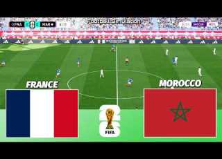 LIVE France Vs Morocco Quarter Final FIFA World Cup 2026 PES 21 Simulation