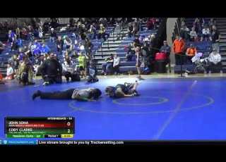 Intermediate 53 Cody Clarke Collins Hill Youth Wrestling C Vs John Soha Nava Breffle Wrestling Clu