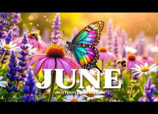 Summertime Splendor 8K Blooming Summer Gardens Fluttering Butterflies A Relaxing Escape