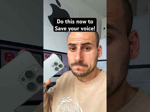 How To Create Personal Voice On IPhone It Could Save You