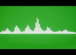 Audio Spectrum Green Screen FREE 4 VARIATIONS
