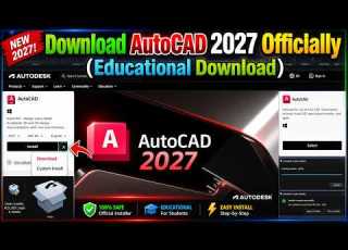  How To Download AutoCAD 2027 Official Student License Step By Step