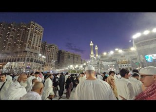 شاهد أجواء مكة هذا المساء