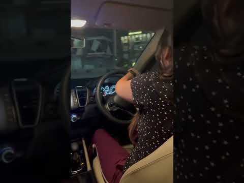 Girl Car Driving Status Shorts HondaCity