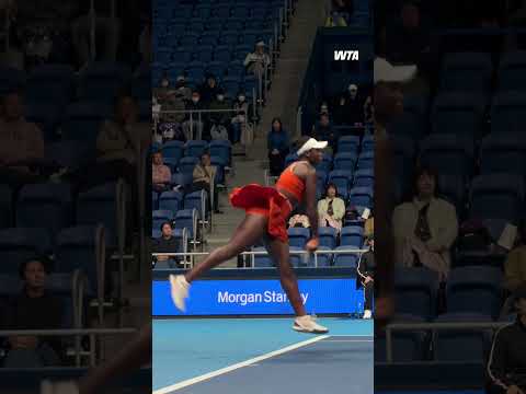 Blink And You Ll Miss It Victoria Mboko Seals Her Spot In The Quarterfinals With An Ace WTA