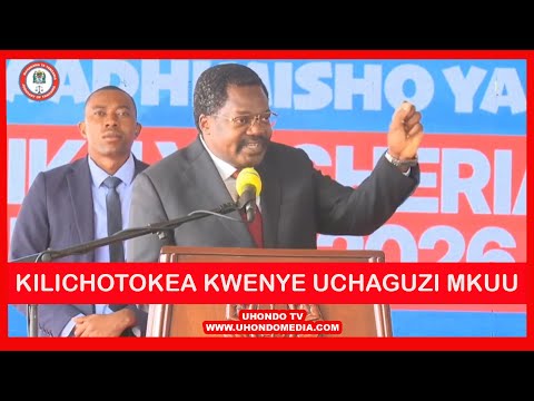 DR NCHIMBI MAKES A STRONG STATEMENT ABOUT WHAT HAPPENED ON OCTOBER 29 2025 WHAT HAPPENED IS W