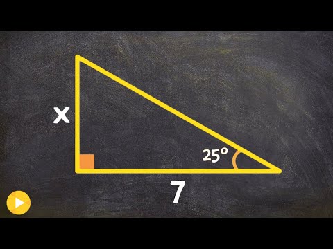 How To Use Tangent To Find The Missing Leg Of A Triangle
