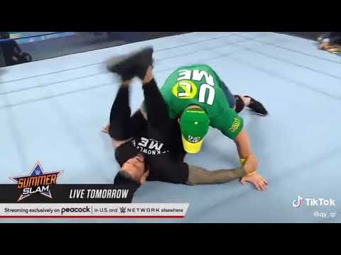 مصارعه جون سينا ضد رومان رينز2021 رومان رينز غدر بجون سينا مصارعه جون سينا ضد رومان رينز2021 رومان رينز غدر بجون سينا