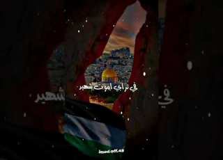  في اوطاني الحزن شديد ربي ينصر خاوتنا في غزة