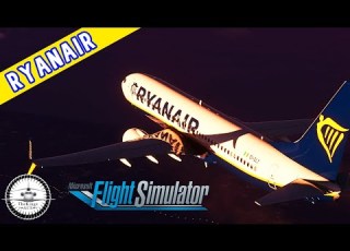MSFS2020 Girona LEGE Manchester EGCC Ryanair PMDG B737 800 Vatsim ATC