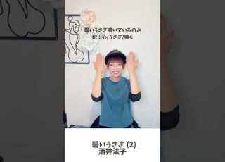 手話歌 碧いうさぎ 2 酒井法子 Shots 手話 手話歌 歌 歌ってみた