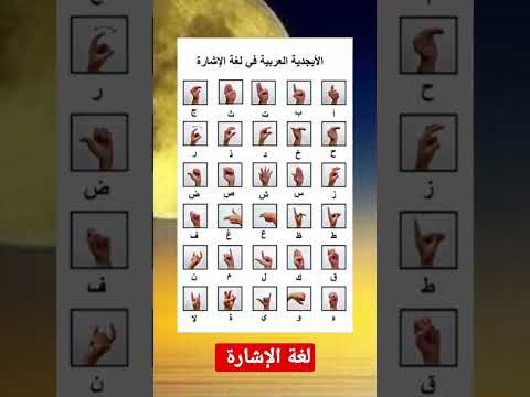 تعلم لغة الإشارة عن طريق الحرف كل حرف له إشارة Short حقائق معلومات علم النفس