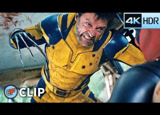 Deadpool Vs Wolverine Car Fight Scene Deadpool Wolverine 2024 4K HDR Movie Clip