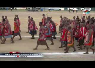 Arrival Of His Majesty King Mswati III At The Buhleni Maganu Ceremony