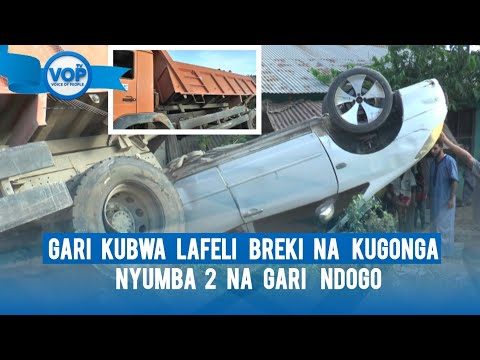 EILMELDUNG SCHWERER UNFALL ERFOLGT EIN GROSSER PKW HAT NICHT GEBREMST UND ZERSTÖRT 2 HÄUSER UND