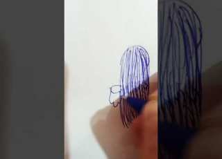  كيفيت رسم بنت بثوب جميل