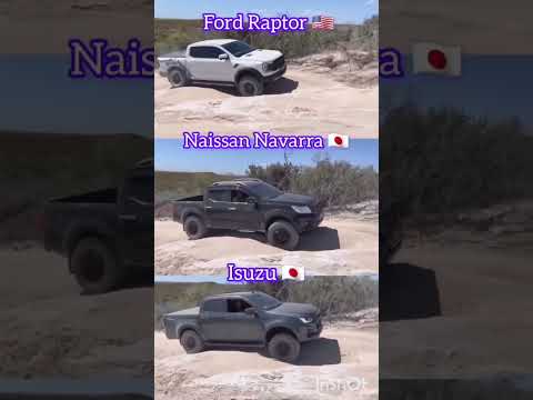 اختبار نظام التعليق نيسان نافارا Vs ايسوزو Vs فورد رابتر Vs تويوتا