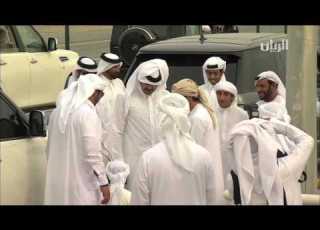 وصول سعادة الشيخ جوعان بن حمد آل ثاني الى ميدان الشحانية