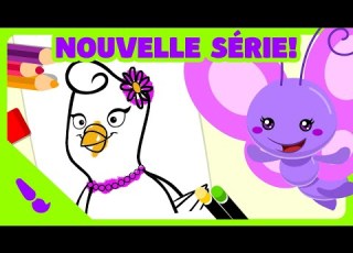  Poulette Petit Pois Mini Peinture Magique Blanche Colombe Comptines Pour Bébés