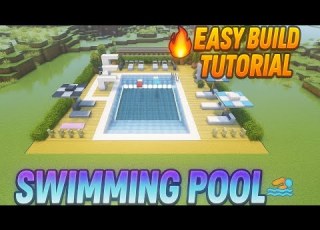  Easy Minecraft Swimming Pool Build Tutorial Modern Pool Design Step By Step